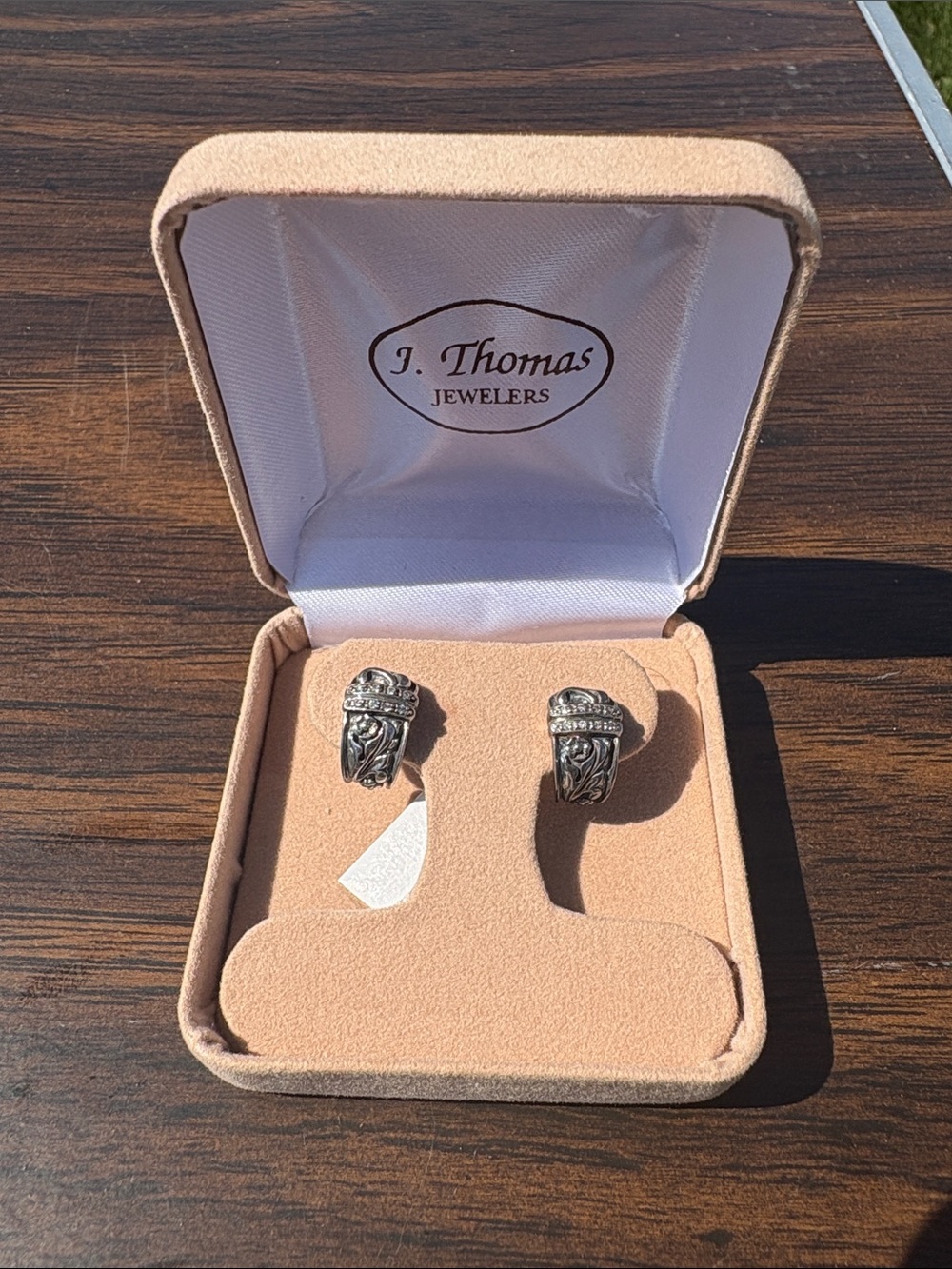 J. Thomas Jewelers Sterling Silver Hoop Earrings